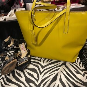 Kate Spade Vibrant New York Emilia Yellow Tote
